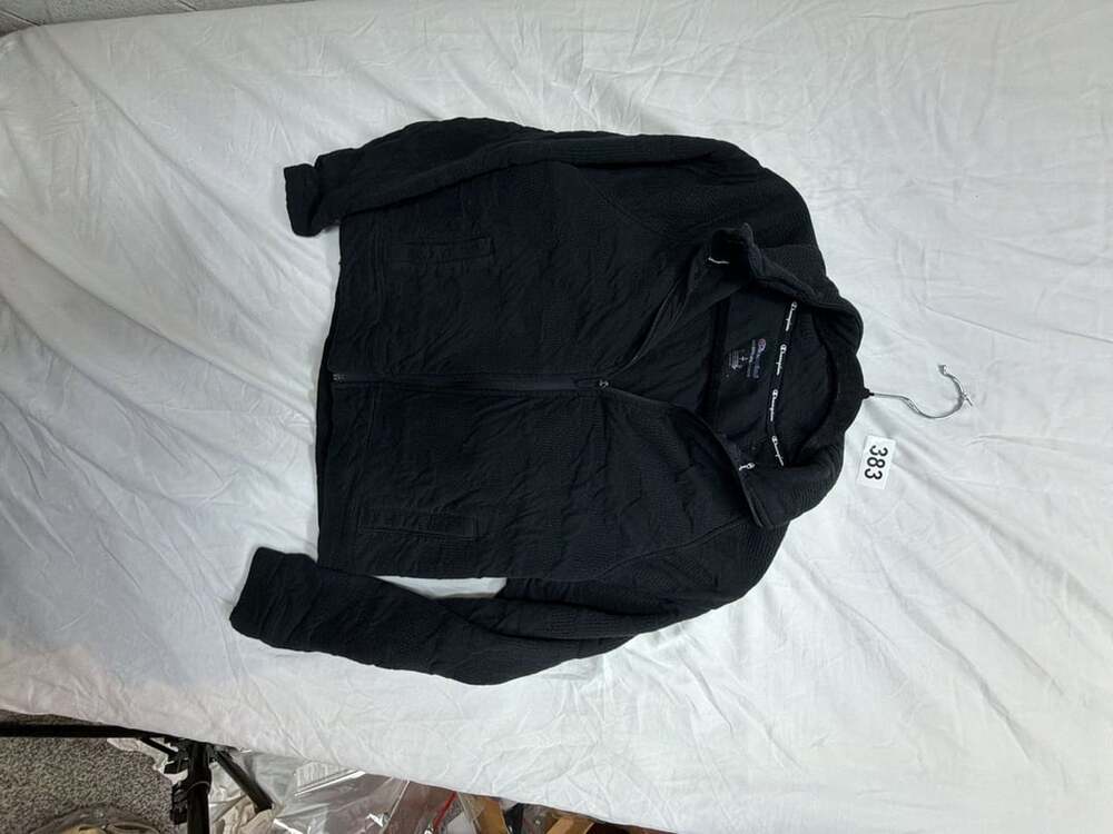 Champion Authentic Athleticwear Black Full Zip Textured Jacket
